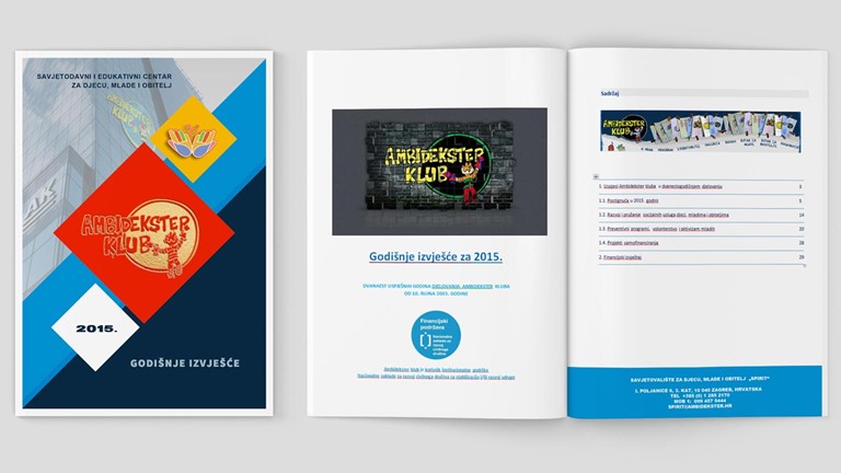 Godišnje izvješće Ambidekster kluba  za 2015. godinu
