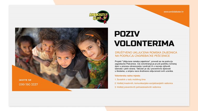Poziv volonterima