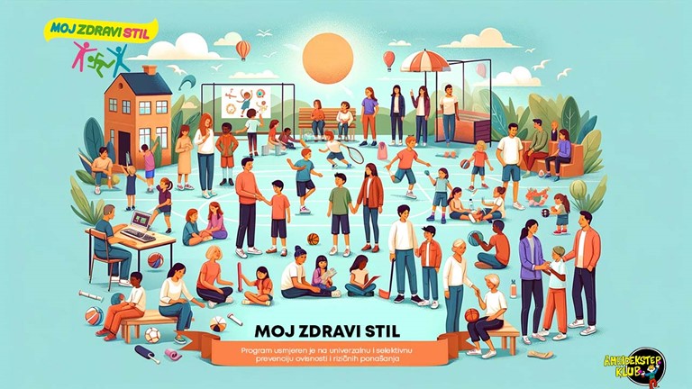 Program  „Moj zdravi stil“ - 2022-2025. godina - Zagreb i otok Brač